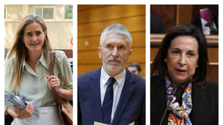 Sara Aagesen, Fernando Grande-Marlaska y Margarita Robles