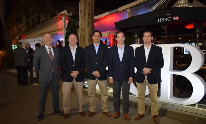 Alberto Mello, Sebastian Danree, Juan Pablo Gutierrez, Geffrey Fichte y Juan Pablo Falcon