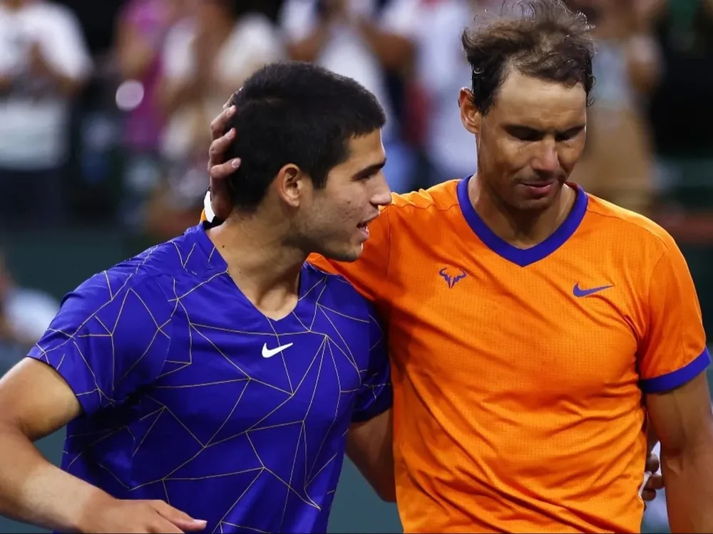 La euforia de Alcaraz y Nadal en Estados Unidos.