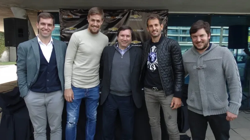 José María Blanco, Sebastián Coates, Claudio DAgostini, Christian Stuani y Daniel Baldi