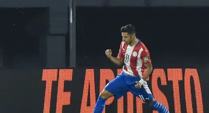 Ángel Romero con Paraguay