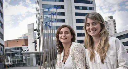 Valeria Delfino y Constanza Boix
