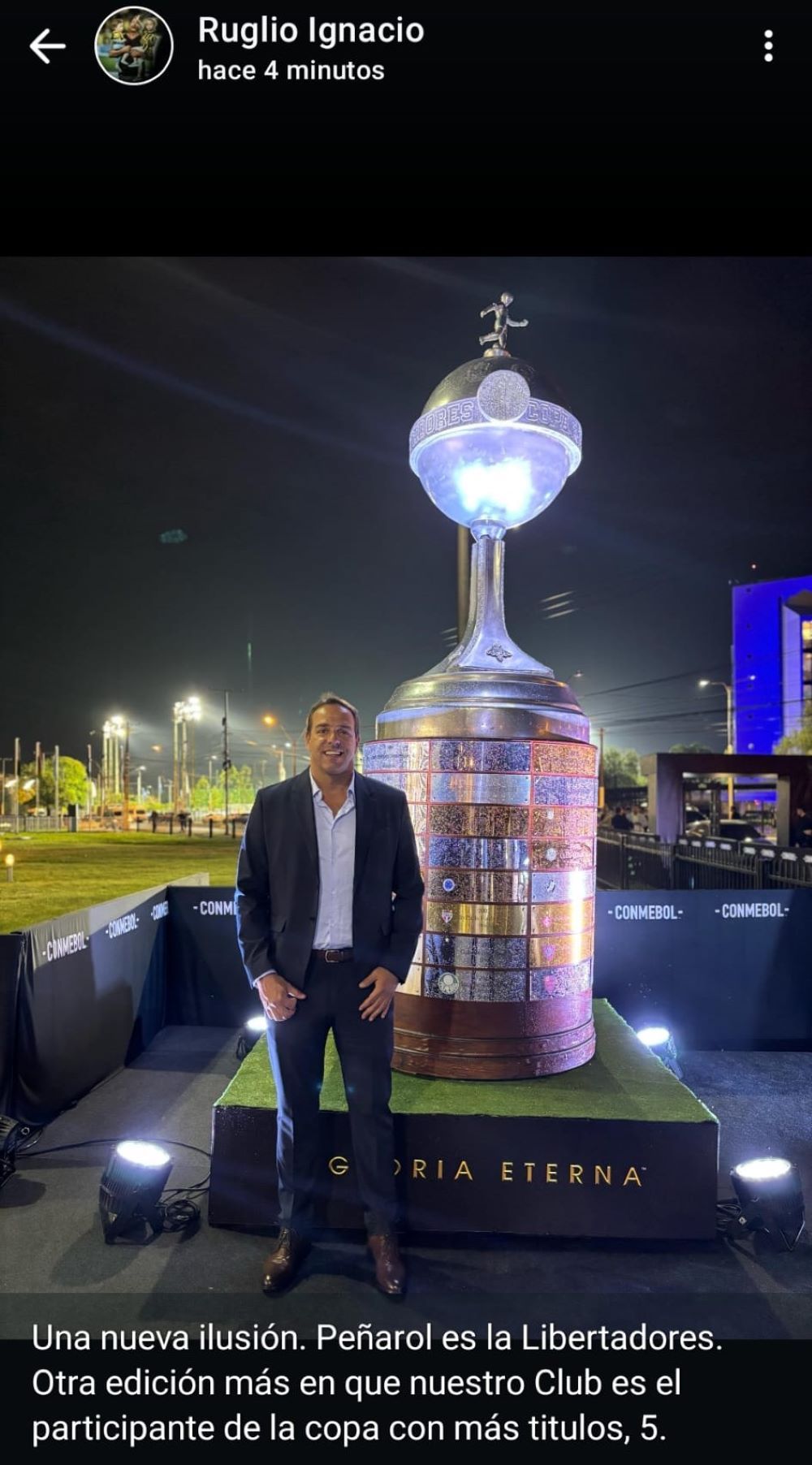 El mensaje de Ignacio Ruglio, presidente de Peñarol, luego del sorteo de la Copa Libertadores El mensaje de Ignacio Ruglio, presidente de Peñarol, luego del sorteo de la Copa Libertadores