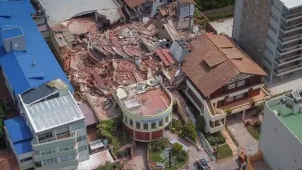 Derrumbe de Villa Gesell