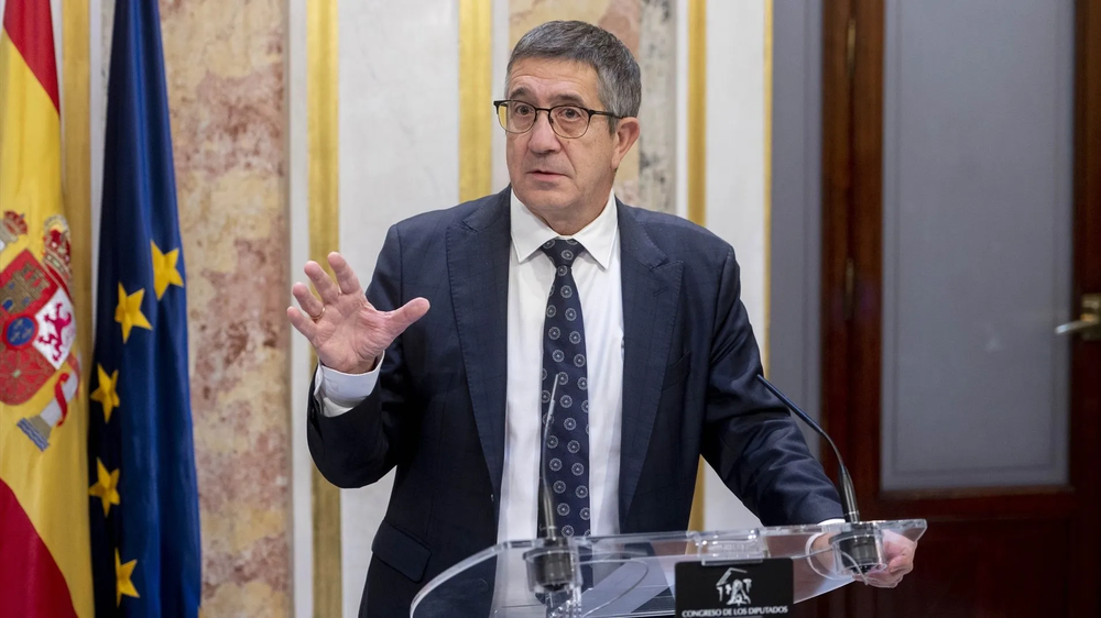 El portavoz del PSOE en el Congreso, Patxi López.