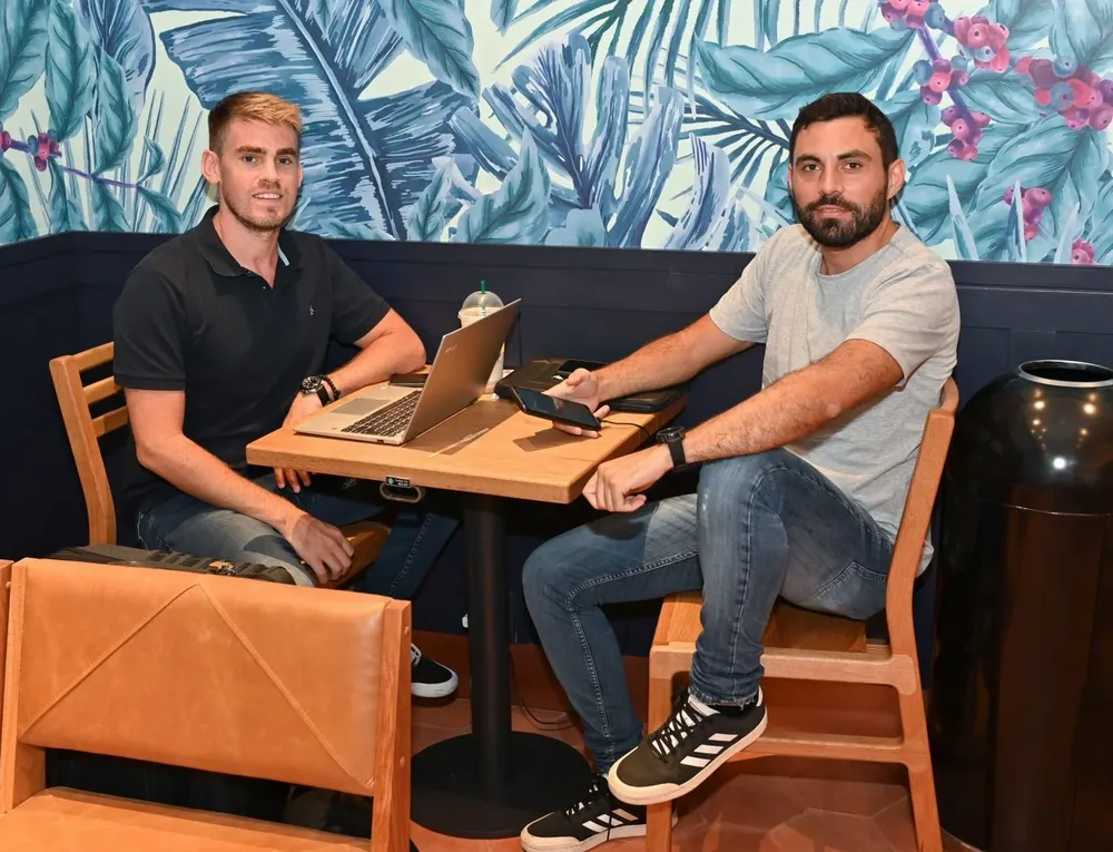 Jerónimo Panebianco y Ezequiel Issa