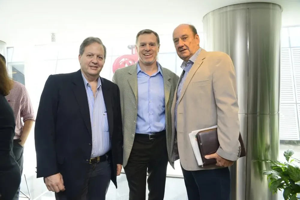 Ariel Pfeffer, Enrique Topolansky y Norberto Cibils
