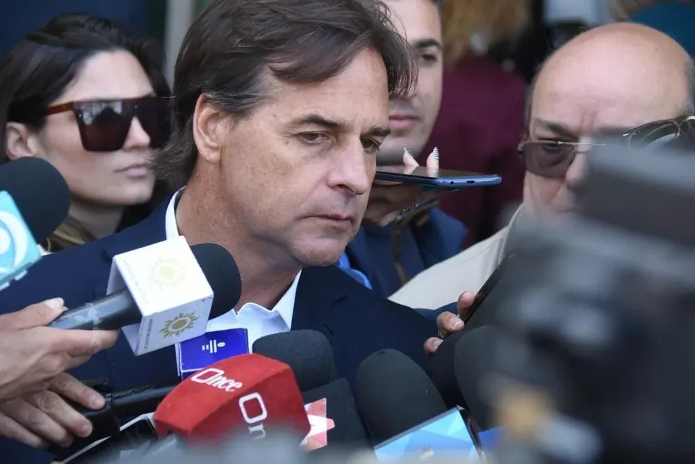 El presidente de la República, Luis Lacalle Pou