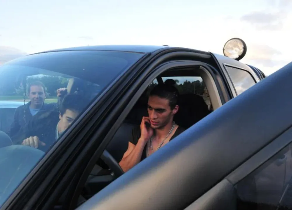 Cáceres luego del segundo accidente