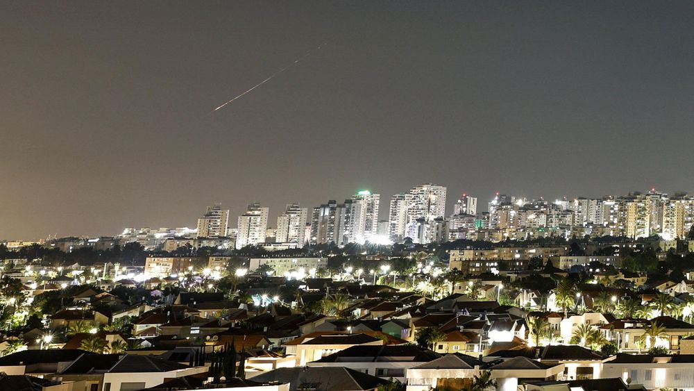 Irán lanzó un ataque con misiles sobre la ciudad israelí de Ashkelon.
