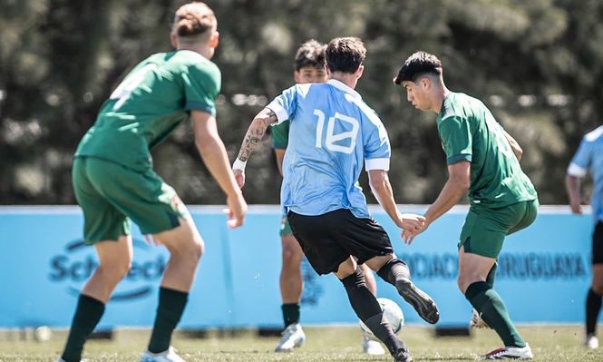 Uruguay y Bolivia empataron en un amistoso sub 20