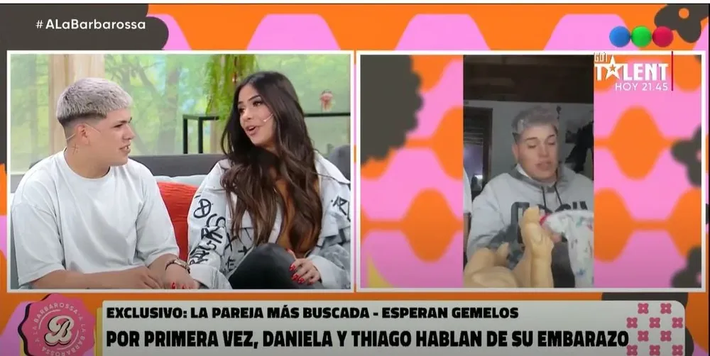 Después de cambiar pañales, ahora Daniela Celis y Thiago Medina eligieron para sus gemelos