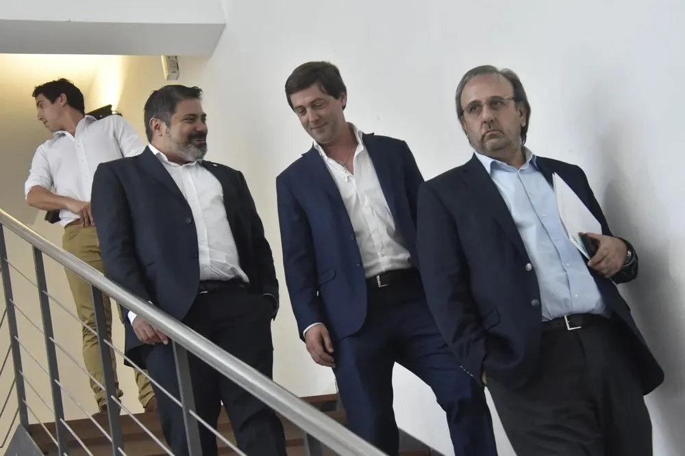 Gastón Tealdi, Ignacio Ruglio y Jorge Casales