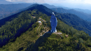 El monumento es un símbolo de paz y unidad para Venezuela.