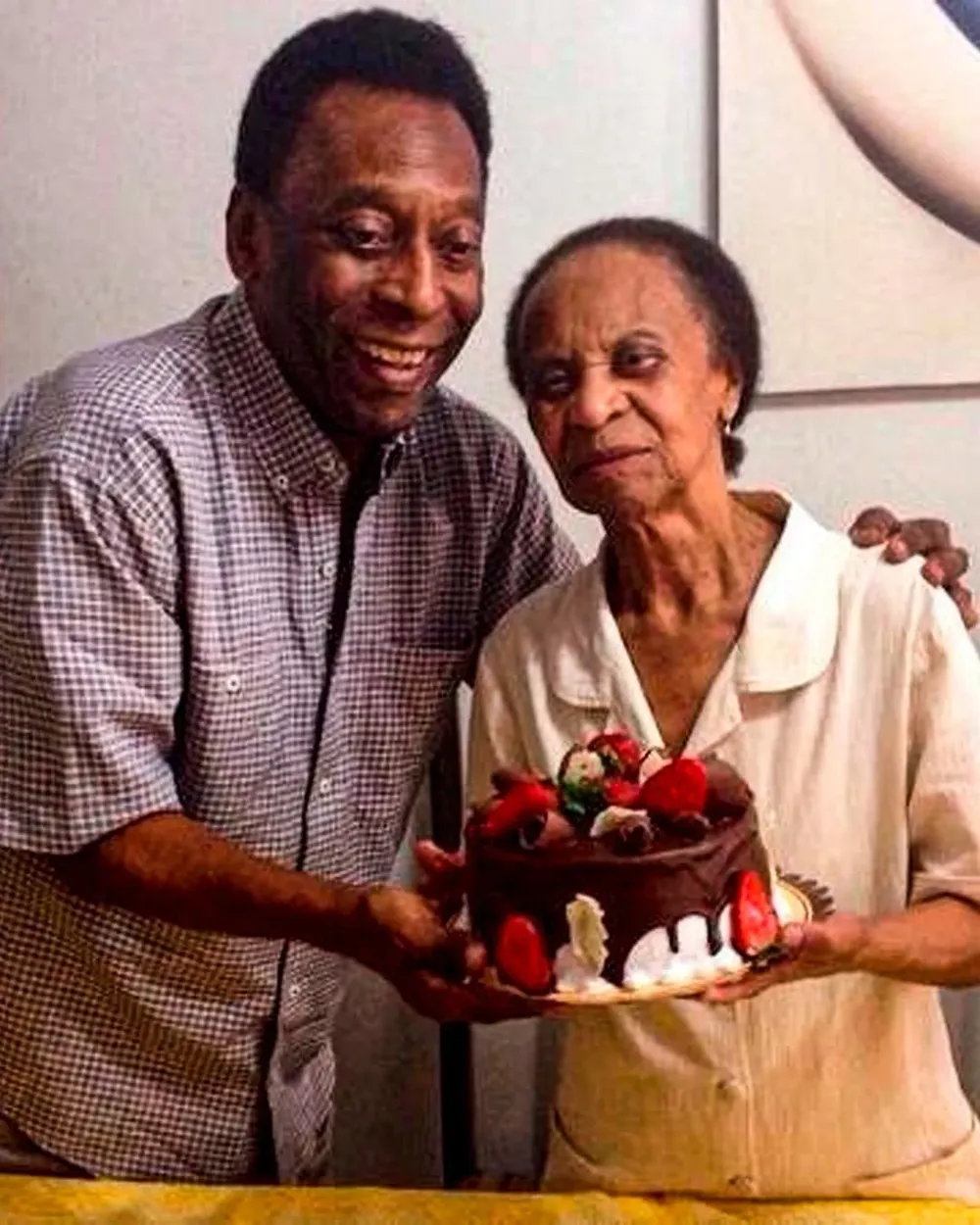 Pelé y Doña Celeste