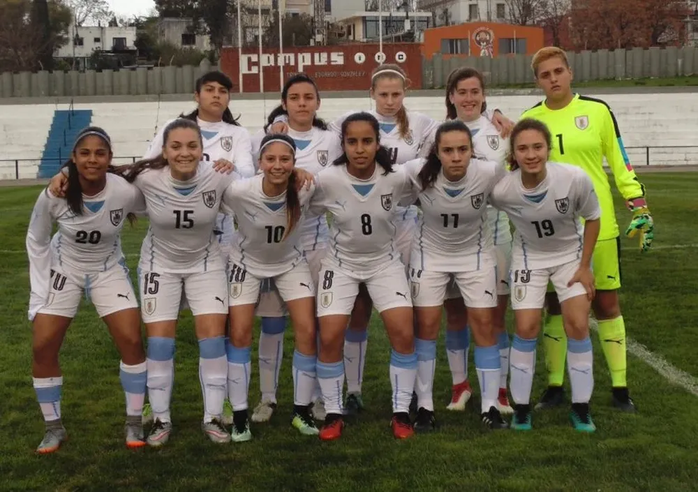 La selección sub 17 de Uruguay