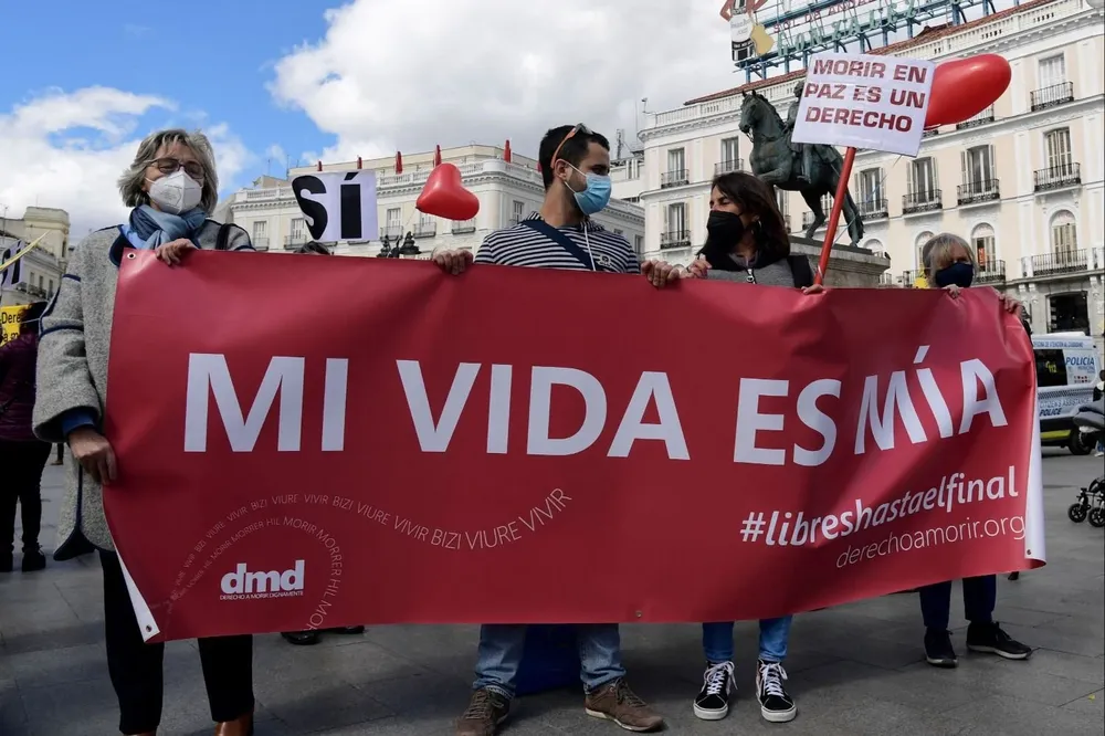 Madrid, discusión ley de eutanasia