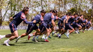 Nacional en el entrenamiento previo al clásico