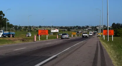 La ruta 5 tendrá varias obras en marcha entre Canelones y Durazno en 2022 y 2023.