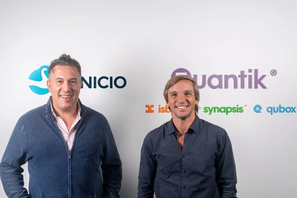 Leonardo Álavarez, cofundador de Fenicio y Rafael Staricco, CEO de Quantik