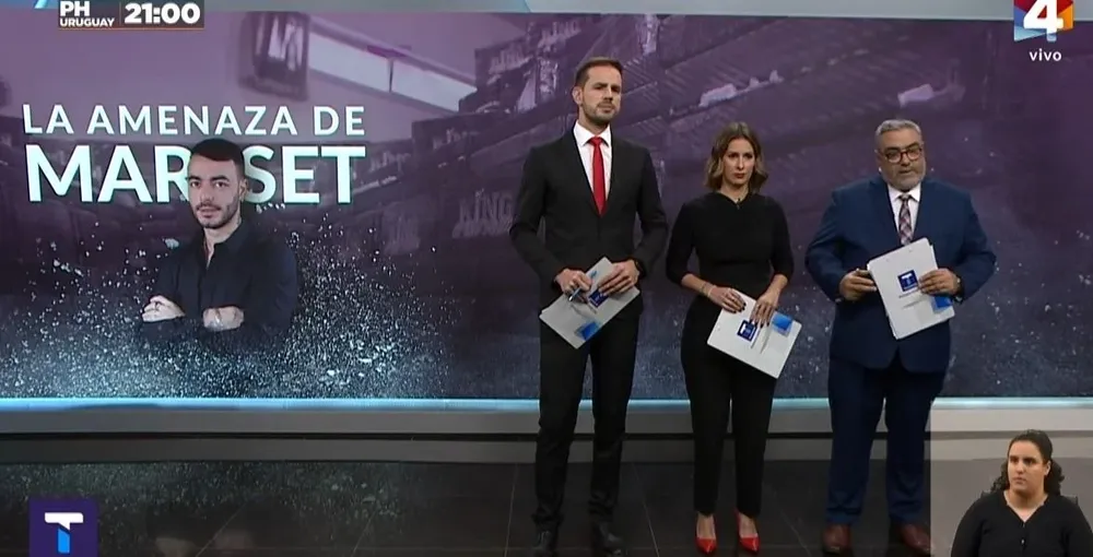 Telenoche abrió su edición central con la amenaza que recibieron a nombre de Marset