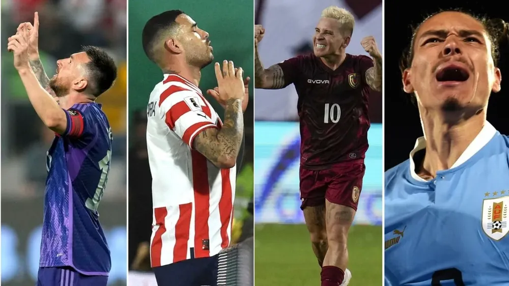 Todos los goles de la cuarta fecha de Eliminatorias