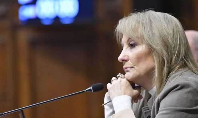 La vicepresidenta de la República, Carolina Cosse﻿