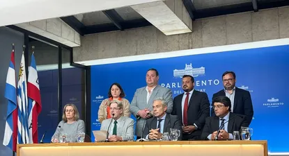 La conferencia de prensa de Ciudadanos en el Parlamento