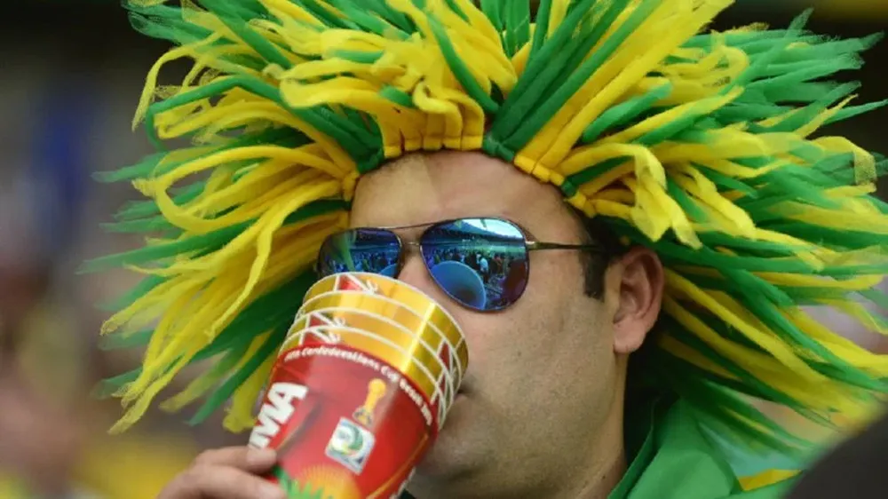Cerveza en las tribunas