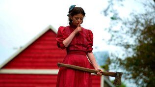 Mia Goth en Pearl (2023), de Ti West Mia Goth en Pearl (2023), de Ti West