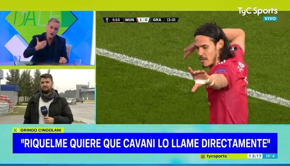 La posible llegada de Cavani a Boca es tema de debate en Argentina