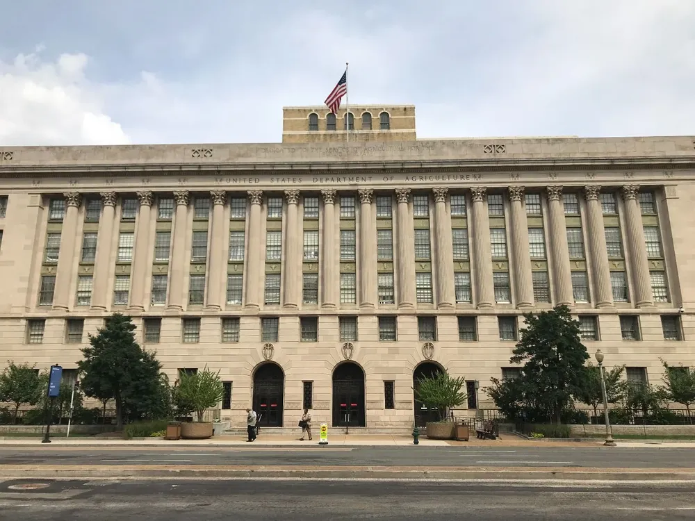 La sede del USDA en Washington, Estados Unidos.