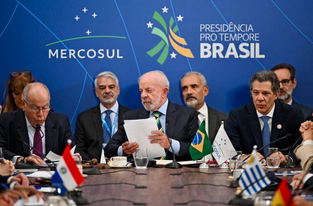 Lula da Silva en la Cumbre del Mercosur en Brasil
