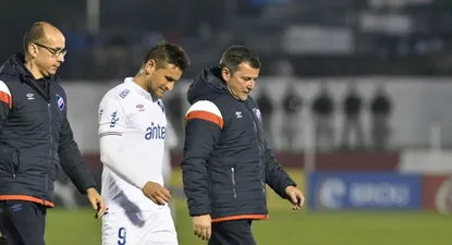 Bergessio salió lesionado en un gemelo