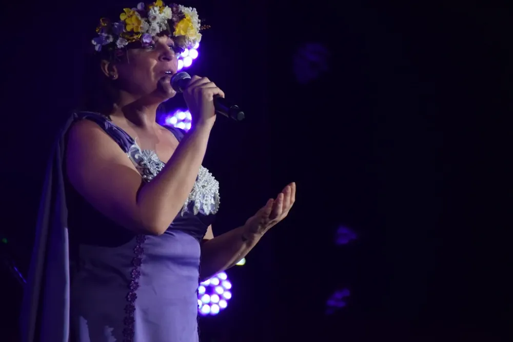 Lucía Rodríguez, como Gilda.