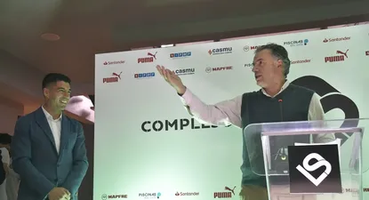 Orsi en la inauguración de las nuevas instalaciones del Complejo LS