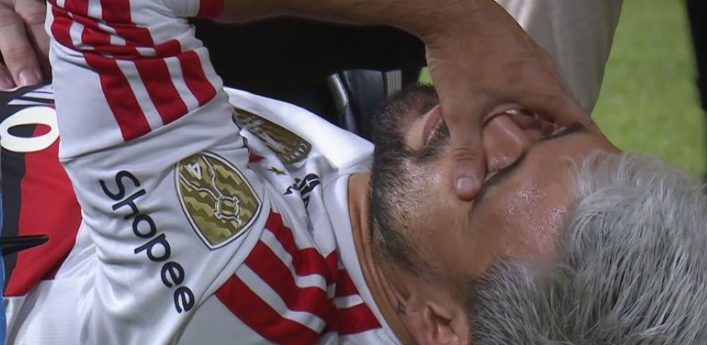 Giorgian De Arrascaeta salió lesionado en Flamengo ante Estudiantes por Copa Libertadores