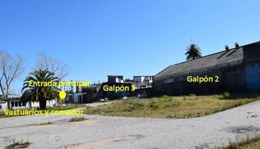 La construcción tiene más de 3.000 metros cuadrados en galpones.