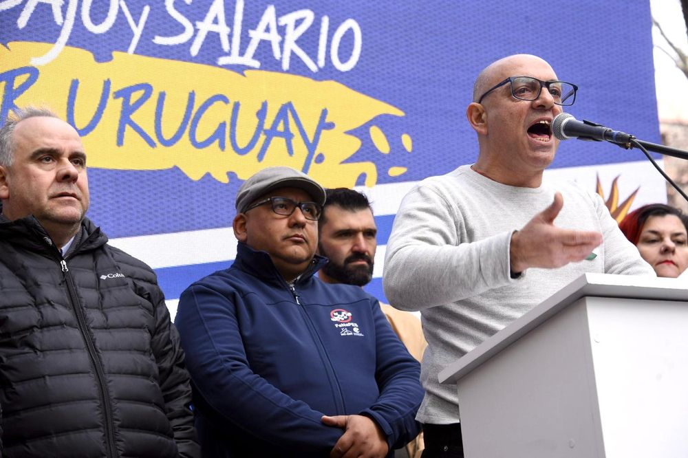 El discurso del presidente del PIT-CNT, Marcelo Abdala