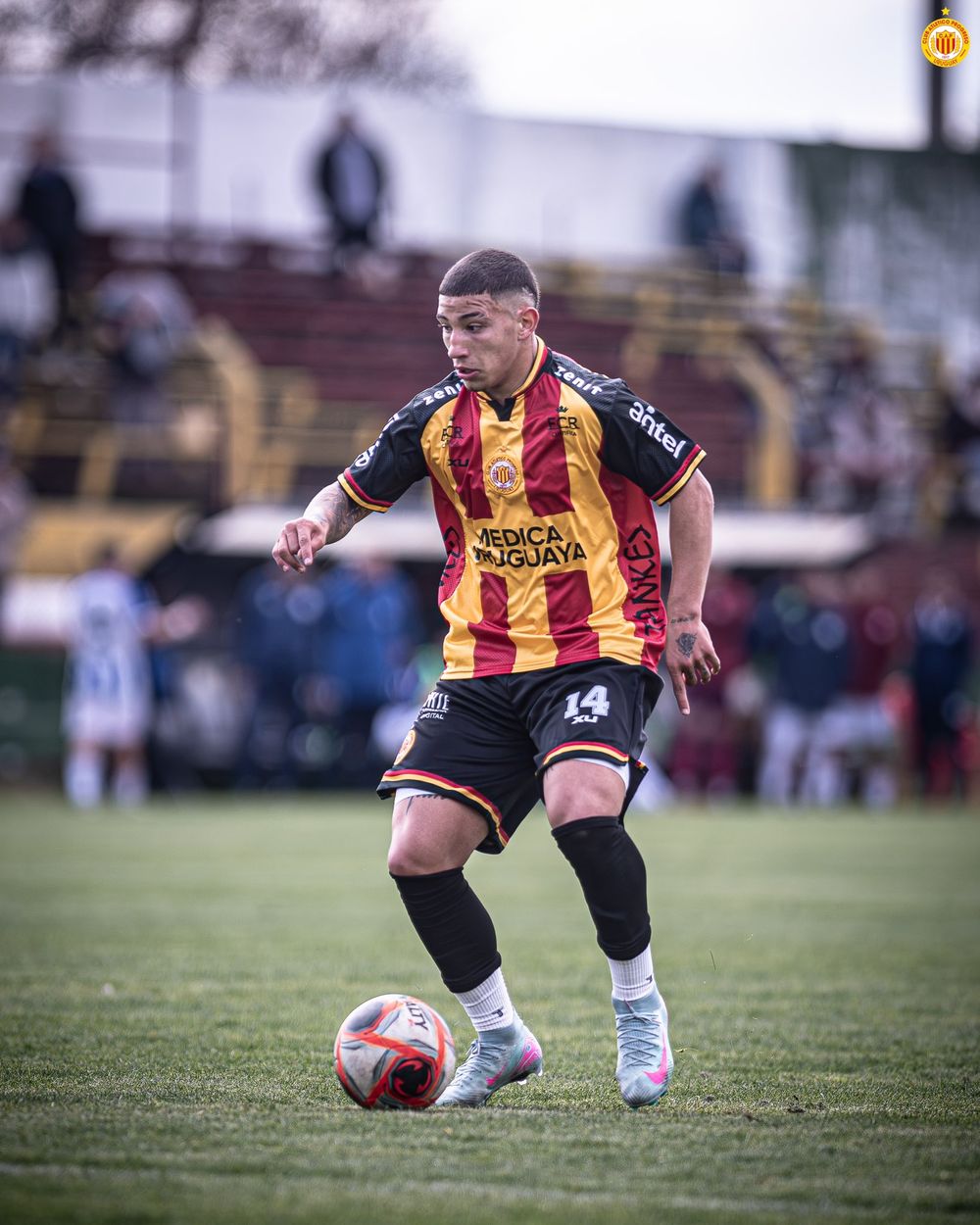 Nahuel Magia López en su debut en Progreso