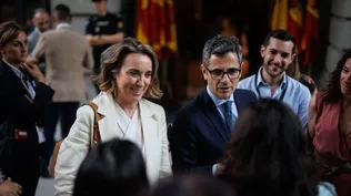 Félix Bolaños, habló ayer por teléfono con la secretaria general del PP, Cuca Gamarra