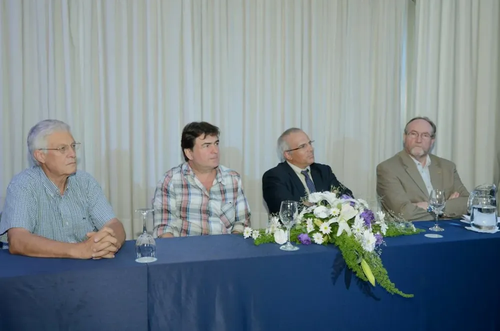 Joaquín Mangado; José Luis Repetto, Álvaro Roel y José Silva
