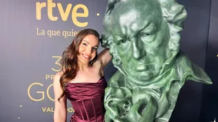 Inés Hernand en la gala de los Goya