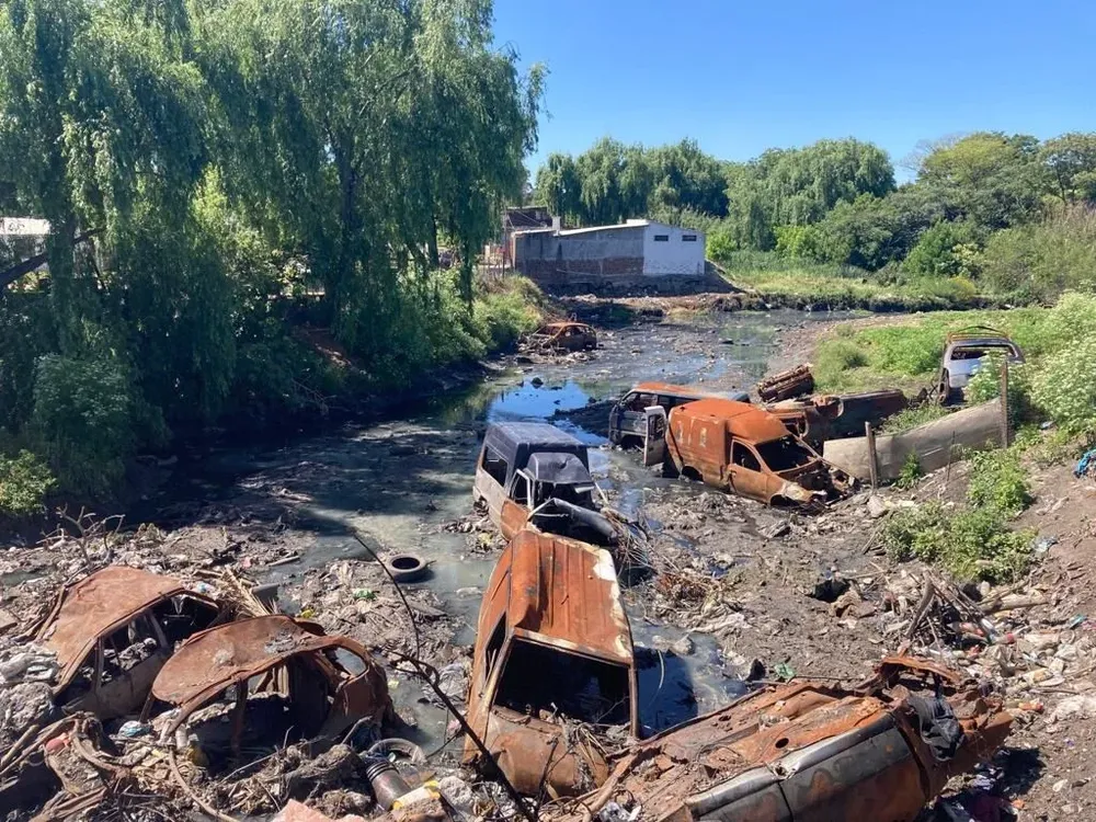 Zona conocida como El Caño dentro del asentamiento Cantera del Zorro