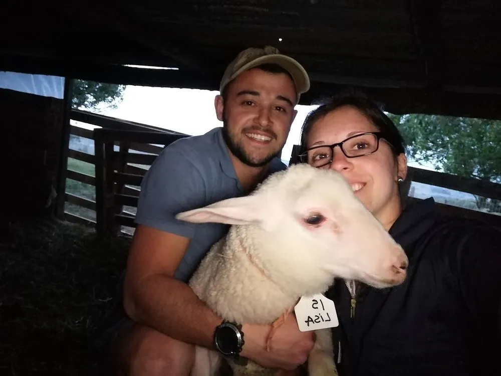 Matías Silva y Melania Montero se conocieron cuando estudiaban en la escuela agraroa UTU La Carolina.