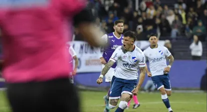 El festejo del Colo Ramírez ante Defensor Sporting
