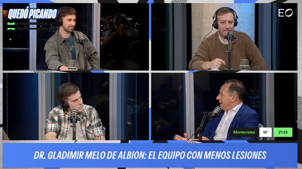 Gladimir Melo, médico de Albion, en Quedó Picando