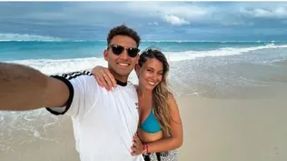Máximo Alonso con su pareja Pilar Rodríguez