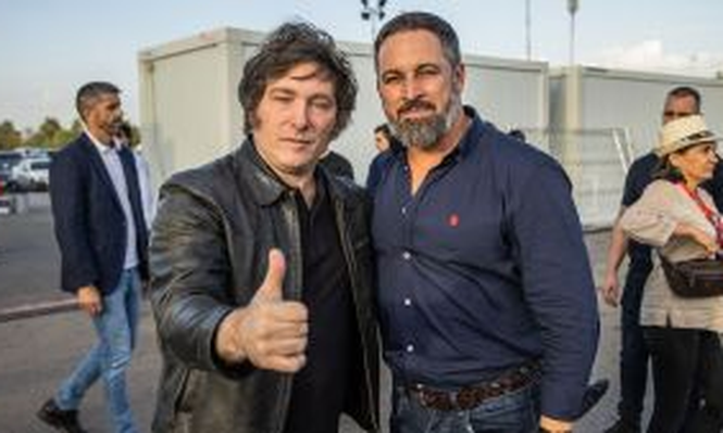 Javier Milei y Santiago Abascal.
