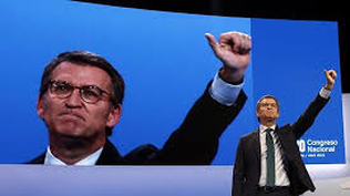 Alberto Núñez Feijóo en el inicio del Congreso del PP.